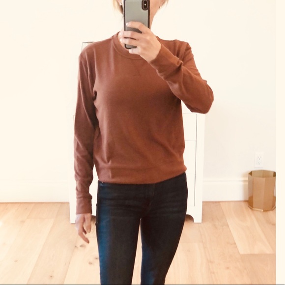 Hazelnut Brown Hacci Crewneck Sweatshirt - Picture 3 of 7